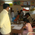 Dr-Ashok-lendwe-Free homoeopathic camp on Dr.Hahnemann day celebration