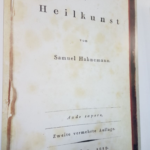 Writing of Dr.Hahnemann, The first book of Organon of Medicine